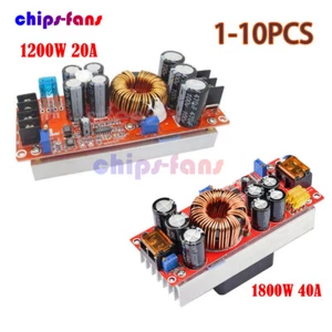 1-10PCS 1800W 40A/1200W 20A DC-DC Boost Converter Step Up Power Supply Module - Picture 1 of 14