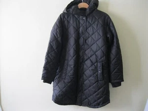 Weatherproof Women's Diamond Quilted Puffer Jacket with hood, Black S (1029) - Picture 1 of 4