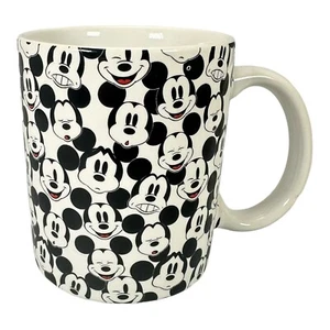 Disney Mickey Mouse Mug Cup Playful Faces 14 Oz Ceramic Coffee Tea - Picture 1 of 8