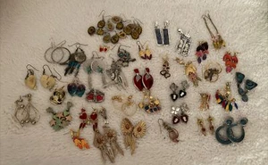 Konvolut über 40 Paar Vintage Modeschmuck Ohrringe! Einige Markenware!! - Bild 1 von 6