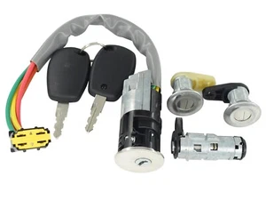 Fit for RENAULT DACIA LOGAN Ignition Switch Left Right Tailgate Lock Full Set - Bild 1 von 10