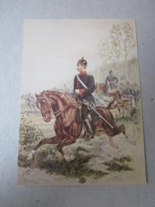 Postal de uniforme alemán 1 regimiento de fusileros mariscal de campo general conde Moltke - Imagen 1 de 1