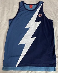 Nike Kevin Durant KD Pivot Tank Shirt Men’s Large L Lightning Bolt Split READ - Picture 1 of 8
