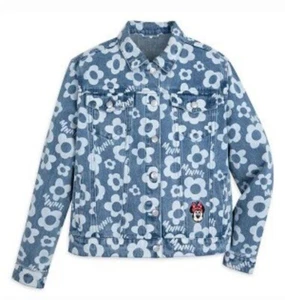 Disney Jacket - Minnie Mouse Denim with Flowers  1X - Picture 1 of 2