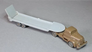 Wiking unverglast White Tieflader blaßbraun grau 1954-57 - Bild 1 von 6