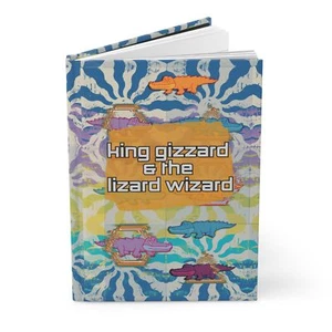 King Gizzard & the Lizard Wizard Notebook KGLW HC 75 Lined Pages 150 Sheets NEW! - Picture 1 of 5