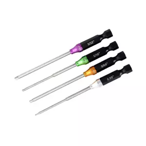 SpeedTek RC 1/4" Hex Driver Power Tool Tip Set (Std) (0.05",1/16",5/64"&3/32") - Picture 1 of 2