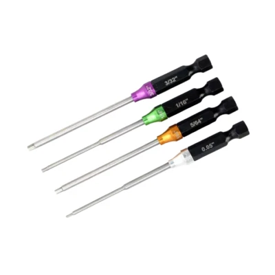 SpeedTek RC 1/4" Hex Driver Power Tool Tip Set (Std) (0.05",1/16",5/64"&3/32") - Image 1 of 2