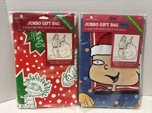 NEU Vintage 1999 Rugrats Jumbo Weihnachten Urlaub Geschenktüte American Greetings - 2 - Bild 1 von 4