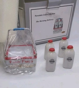 NEU Cooking Club of America Milchbehälter Schmuckschatulle Lieferung am Morgen  - Bild 1 von 3