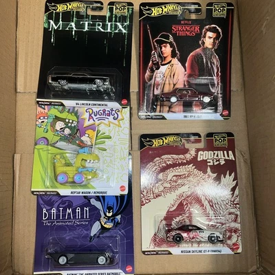 Hot Wheels Skyline GT-R BNR34 Godzilla 2025 Pop Culture N Estuche Juego de 5 Coches Premium Foto 1 de 4