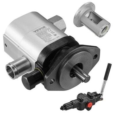 Robusto kit de bomba de engranajes hidráulicos de 2 etapas 22GPM 4000PSI con todos los accesorios de montaje Foto 1 de 4