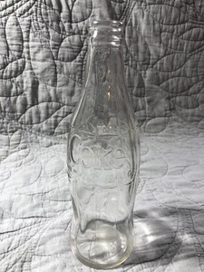 Vintage Clear Coca-Cola Glass Bottle 10 oz. No Deposit No Refill  Good Cond - Picture 1 of 6