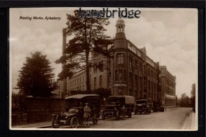 Aylesbury - Hazell, Watson & Viney Print Works - postal fotográfica real - Imagen 1 de 1