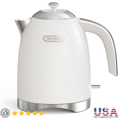 Stainless Steel Electric Kettle 1200W Fast Boil Auto Shut Off Cordless Operation - Image 1 of 4