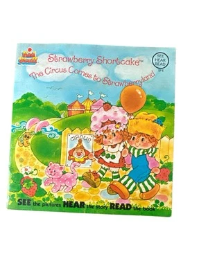 Talking Story Book The Day The Circus Came To Strawberryland Book 7" Record 1982 Foto 1 de 4