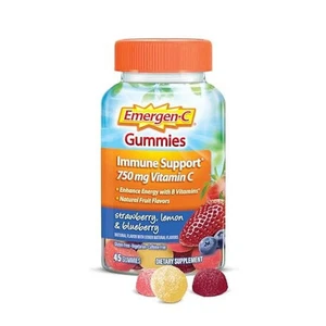 Emergen-C Adult Vitamin C Gummies for Immune Support, Fruit, 45 Ct - Picture 1 of 1