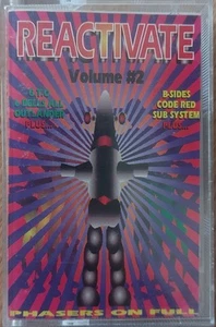 Reactivate Volume #2 - Phasers On Full 1991 UK React ~ React MC 2 ☆ Clear Shell - Picture 1 of 5
