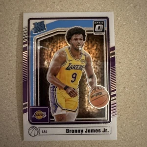 2024-25 Optic NBA Rated Rookie RC Bronny James Jr. Los Angeles Lakers - Picture 1 of 2