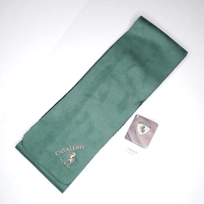 Cavalero By Moxie Equestrian Techno-Gamuza Verde 68" Bufanda Negro Sherpa Foto 1 de 4