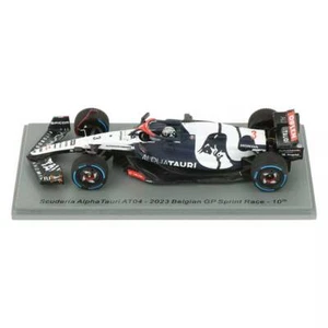 1:43rd Alpha Tauri AT04 Daniel Ricciardo Belgian Grand Prix w/ Rain Tires 2023 - Picture 1 of 1
