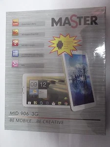 MASTER MID 906 3G TABLET DUAL CORE 1.3Ghz DUAL SIM WIFI 8GB GPS 9" BIANCO/GOLD - Foto 1 di 1