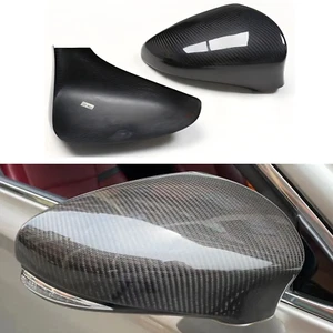 Dry Carbon Fiber Mirror Cover For Lexus CT ES IS GS LS RC RCF 13-18 Stick on LHD - Imagen 1 de 9