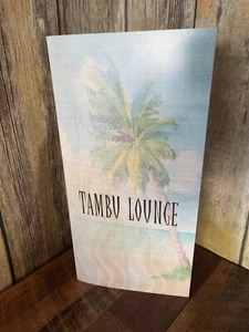 Disney Polynesian Hotel Tiki Bar Menu Tambu Lounge Menu - Picture 1 of 4