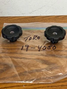 2 Pack New OEM Toro 19-4050 Handle Knob NOS Original - Picture 1 of 4
