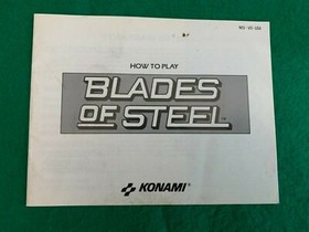 ORIGINAL NINTENDO NES - CUCHILLAS DE ACERO MANUAL DE INSTRUCCIONES