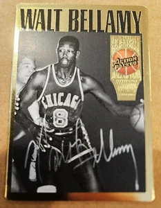 Tarjeta de Walt Bellamy 1994 autografiada llena de acción #9 - Imagen 1 de 2