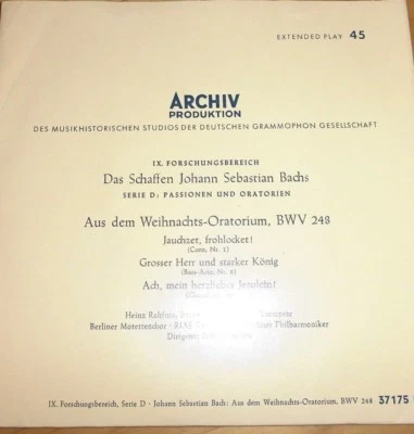 Archiv Produktion 37175 EPA 7“, rec. 03 - 10 08 1955 - Bild 1 von 2