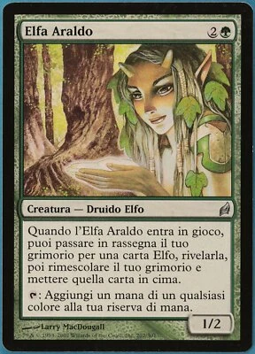 Elvish Harbinger Lorwyn (ITALIAN) NM Green Uncommon CARD (229637) ABUGames - Image 1 of 2
