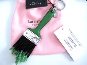 NWT Kate Spade Squeeze Embellished Paint Brush Key Fob Chain Keychain Bag Charm - Picture 1 of 6