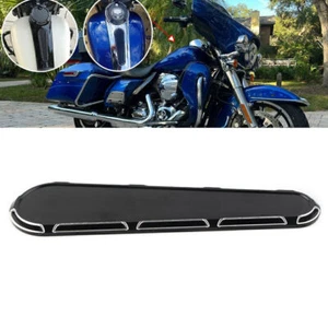 Copri inserto cruscotto adatto per Harley Electra Street Glide CVO Ultra Classic FLHT nero - Foto 1 di 9
