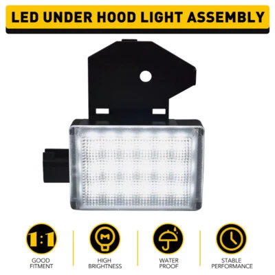 2X LED Underhood Light White Hood Courtesy Lamp Fit 2011-2017 Ram 1500 2500 3500 - Image 1 of 4