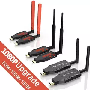1080P 150m Wireless HDMI Extender 1 TX a 4 Sdoppiatore Trasmettitore Video Ricevitore - Foto 1 di 12