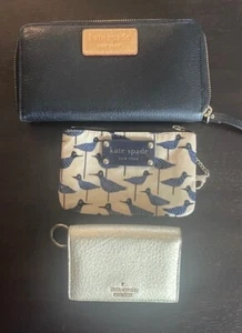 Three Kate Spade wallets/coin purse, very good condition, various colors - Picture 1 of 4