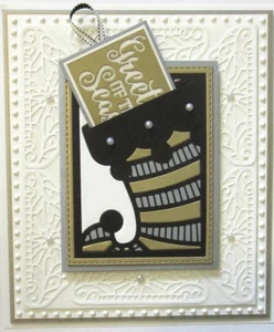 Sue Wilson Dies Festive Collection Stocking Gift Card Holder, CED3085 3.70X4.96 - Picture 1 of 3