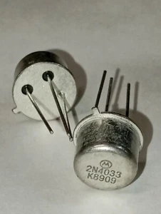 2N4033 Transistor NOS   2N 4033   Lot 2 Pcs        F6h41/7 - Imagen 1 de 4