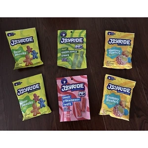 Joyride Caramelo Poco Común Ryan Trahan Sour Smacks Gummy Busters Verde Manzana Variedad - Imagen 1 de 5