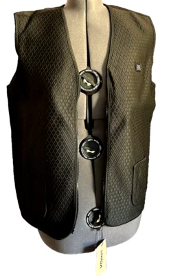 New With Tags USB Smart Vest Fleece Lined Black Size Large - Image 1 of 4