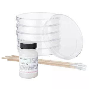 Kit piatti Petri per microbiologia e scienza Grow batteri & microrganismi AmScope - Foto 1 di 1