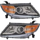 Headlight Set For 2014-2017 Honda Odyssey Left and Right With Bulb 2Pc