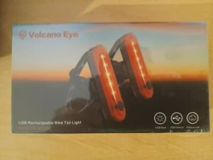 Volcano Eye USB Rechargeable Bike Tail Light 2 Pack (Red) - Picture 1 of 3