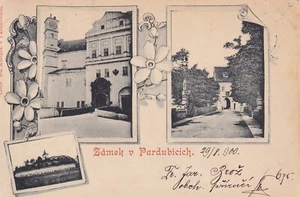 Pardubice Pardubitz AK 1900 Zamek Schloss Tschechien Ceska 2504114 - Picture 1 of 2