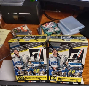 2 Box Lot 2017 Panini Donruss NASCAR Racing Sealed Blaster Box - Picture 1 of 4