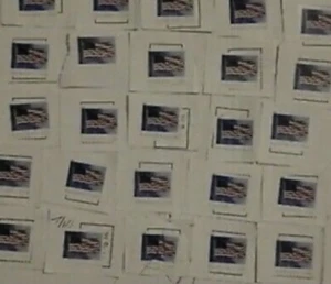 50 Forever Stamps USA Flag Uncancelled Used on Paper- - Picture 1 of 1