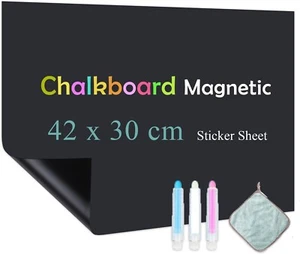 Qiytecno Magnetisches Wandtattoo für Kreidetafeln, 16" x 12" Magnetische Kreidetafel - Bild 1 von 7
