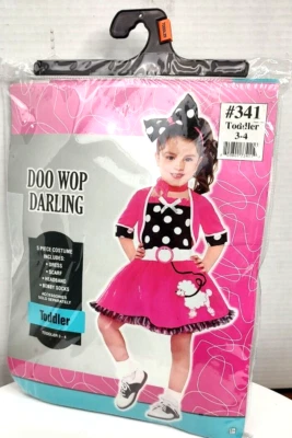 Halloween Dress Up Toddler Child Different Sizes "DOO WOP DARLING Costume - Image 1 of 4